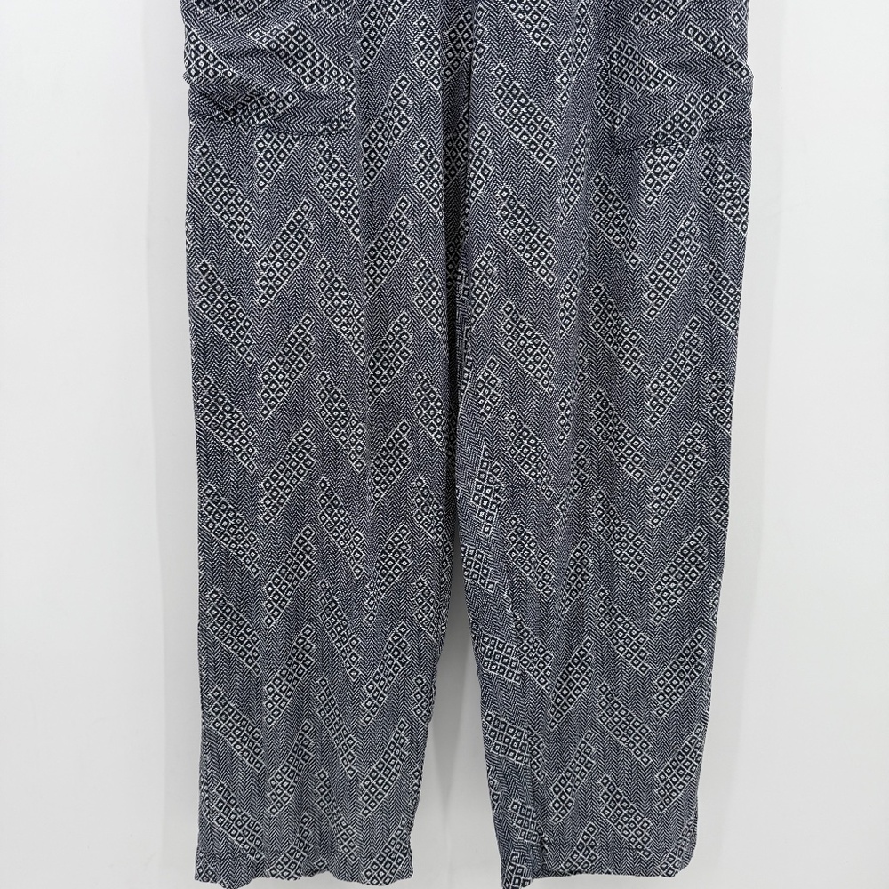 Urban Outfitters Pants Women Medium Blue Straight Leg Pull On Flowy Boho Hippie - Picture 3 of 13